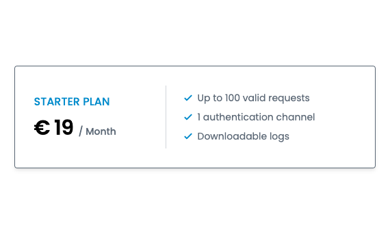Starter Plan pricing change